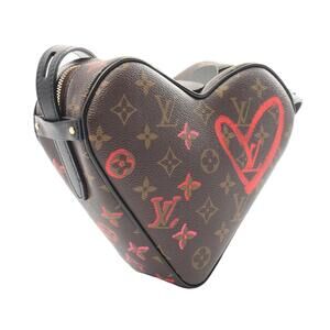 Louis Vuitton Sac Coeur Fall Love Shoulder Bag Leather Brown
